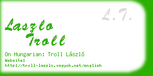 laszlo troll business card
